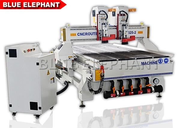 Wood Cutting Desktop Cnc Engraving Machine , 5.5KW Aluminum / Acrylic  Engraving Machine