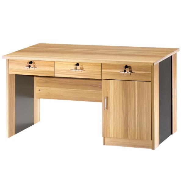 Melamine Laminated Office Computer Desk 1400*700*750mm Easy For Delivery
