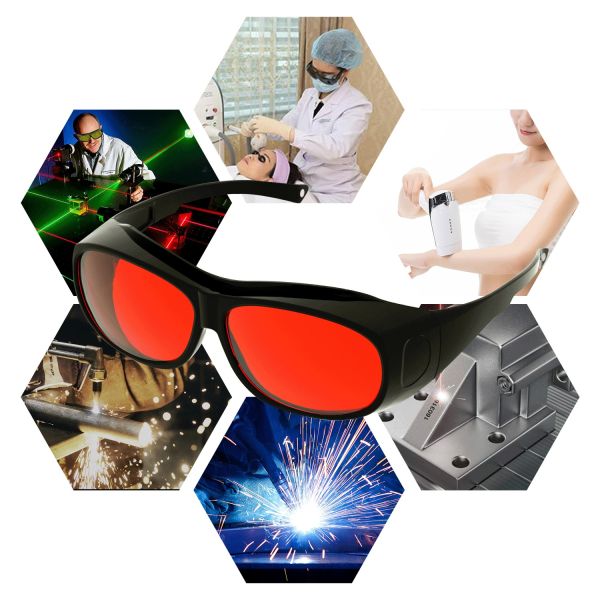Laser Safety Glasses IPL 200-2000nm 1064 Fashion UV400 Eye Protective Safeti Fiber Radiation Goggle Laser Goggles