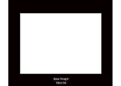 YE0178 BlankFilm White Balacing Test Target 4:3 Ratio 100% WHITE TEST CHART Shading Measurement  Chart