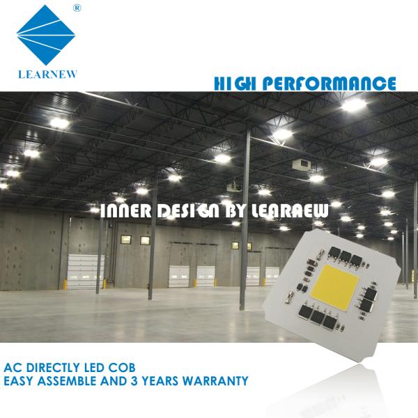 6000K flip chip 100W 220V AC LED COB Super Aluminum high efficiency 110-120lm/w