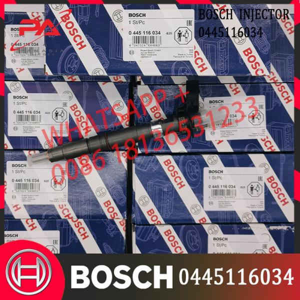 Injecteur de carburant piézo-électrique original 0445116035 pour VW 03L130277C pour VW T5 Amarok 2,0 BiTDI