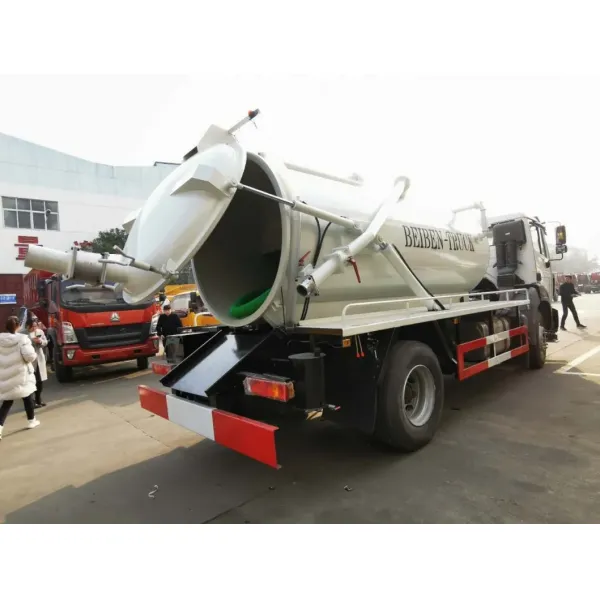 High-Capacity 15000L Municipal Vacuum Sewage Truck for Sale
