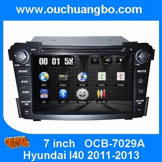 Ouchuangbo Car Radio Headunit DVD Player for Hyundai I40 2011-2013 GPS Navi USB TV System OCB-7029A