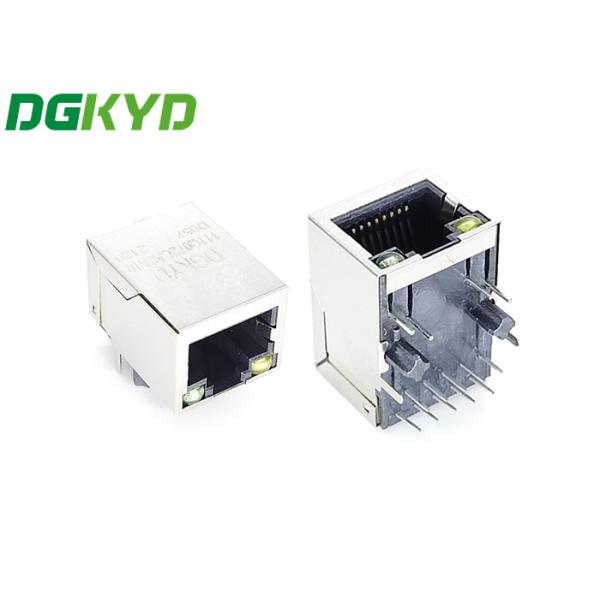Интегрированный трансформатор 10pin DGKYD111Q072CA2A10D обломока доски Rj45 модульный Джек тонуть интегрированный