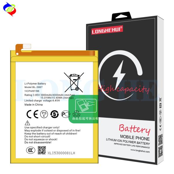 Proteção de IC duplo BL-39BT Bateria de telefone móvel de 3900mAh para Tecno i5 Pro