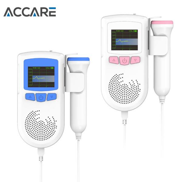 Hospital Detector de coração fetal leve Monitor de coração fetal bebê para uso doméstico