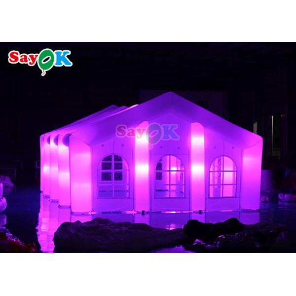 Custom Outdoor Inflatable Tent Party Night Club Structure Inflatable Bar Tent White Color