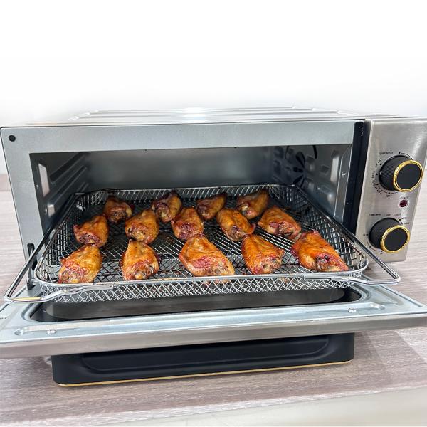 Square Shape 15L Electric Air Fryer Ovens For Small Kitchen