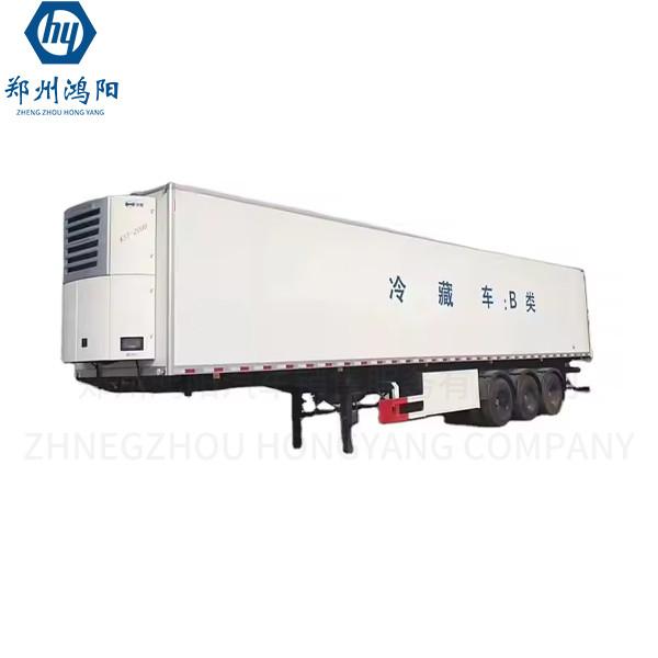 Spacious And Fuel Refrigerated Semi Trailer For Dairy And Meat Distribution