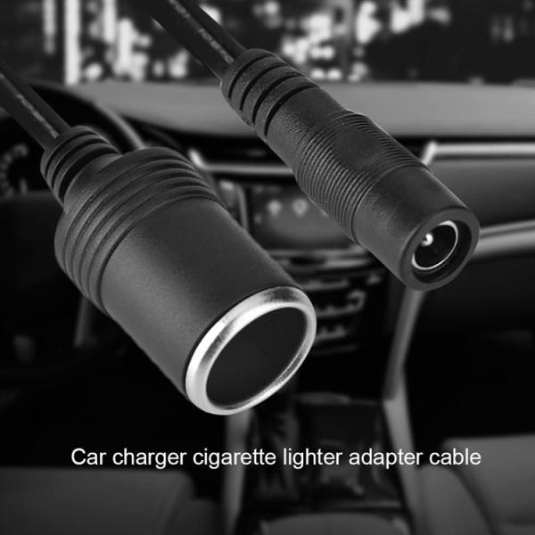 120W 12V 10A Female Car Cigarette Socket to DC 5.5mm x 2.1mm Power Adapter Cable