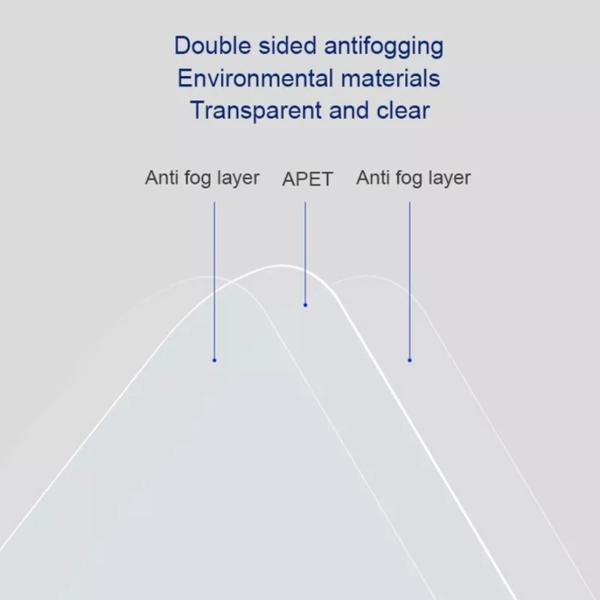 PET Splash Proof Face Shield Visor Disposable Multiple Protection Anti Virus Anti Fog