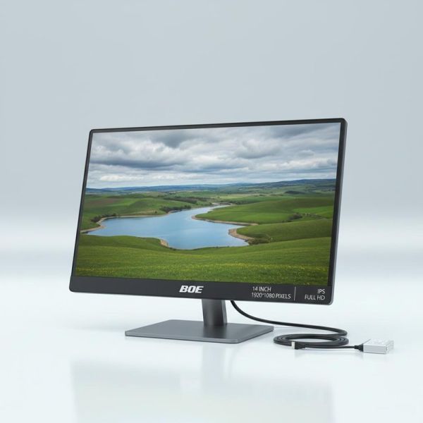 BOE 14 Inch 1920*1080 Pixels 30 Pin IPS LCD Monitor with Full HD TFT-LCD Screen