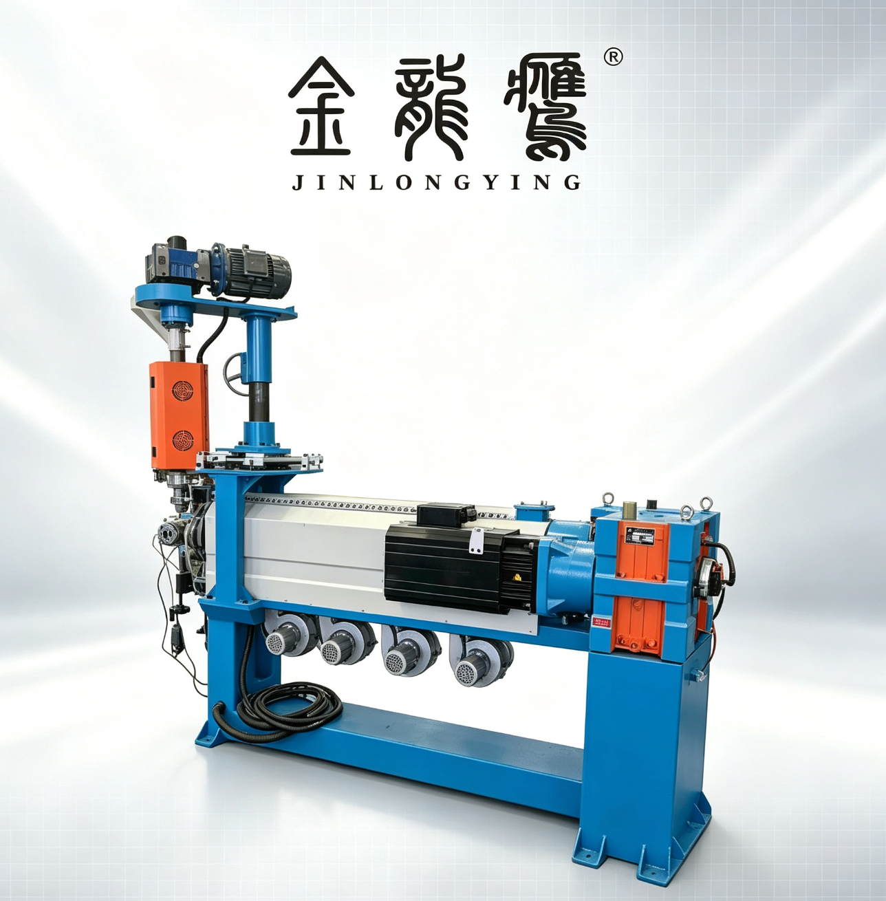 Variable frequency speed regulation main drive Extruder 80/90 with Wire
