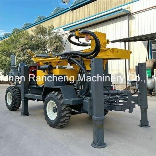 260m Depth Trailer Mounted Water Well Drilling Rig Machine Mining Machinery Equipment