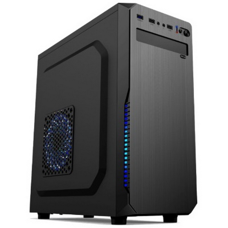 Шасси приведенное случая ПК SPCC RGB черное для материнской платы ATX