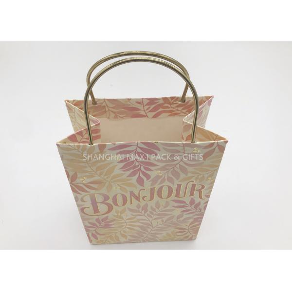 Big Goodie Xmas Gift Bags For Adults Luxury Printed Metal Handle Jumbo Wrapping Red Color