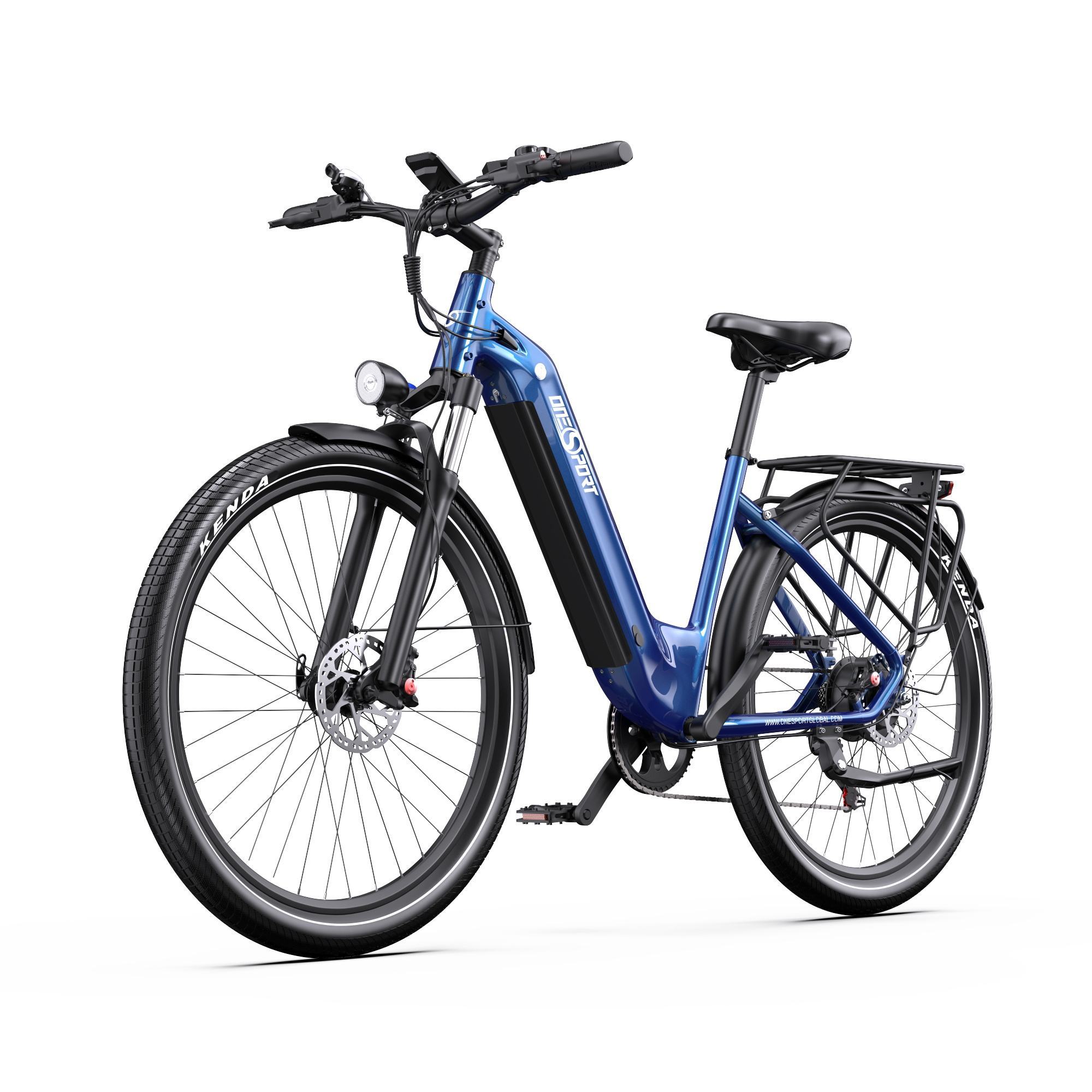 OT05 250W Urban Electric Bike 36V 18.2Ah City Hybrid E Bike With 27.5 Wheels