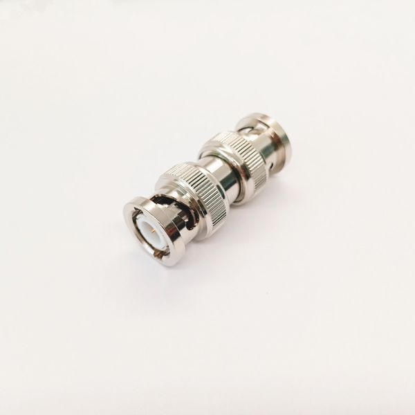 RF Adapter BNC-JJ BNC Male To Male Nickel Plated Brass Connector