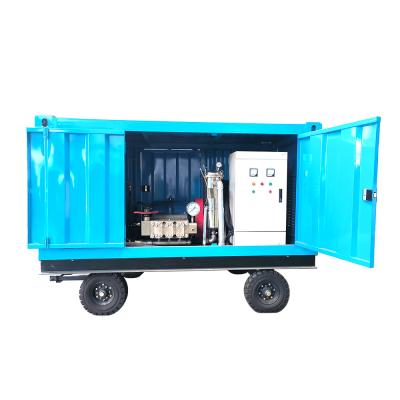Industrial High Pressure Water Jet Cleaner Machine Triplex Plunger Pump Type