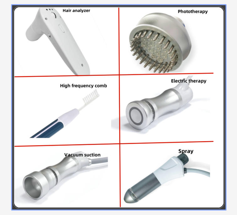 Machine de croissance des cheveux au laser pour hommes et femmes avec écran tactile 15 pouces, machine à follicules pileux