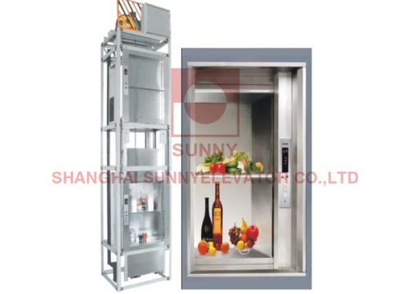 Elevador de serviço de alimentação da cozinha do controle 0.4m/S 630kg do PC ISO9001