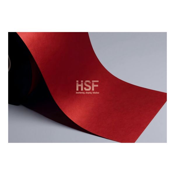 90μm Base Film 25μm Emboss Depth Red-Black Dual-Color CPP Film for High-End Stationery and Packaging