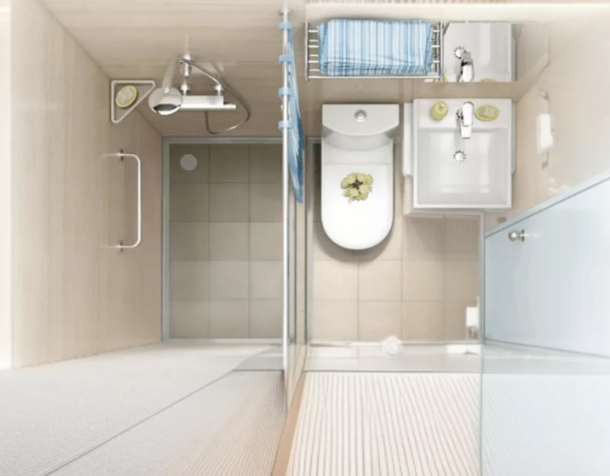 Waterproof Bathroom Shower Panel Impact Resistant Prefab Shower Room Scratch Resistant
