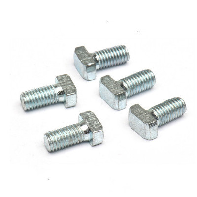 ISO9001 approved Grade 5 Zinc Plated Bolts M12 M16  T Head Bolts