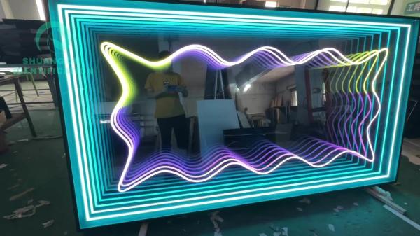 Customized Color Neon Mirror Ambiance Lighting The Perfect Way to Brighten Your Space