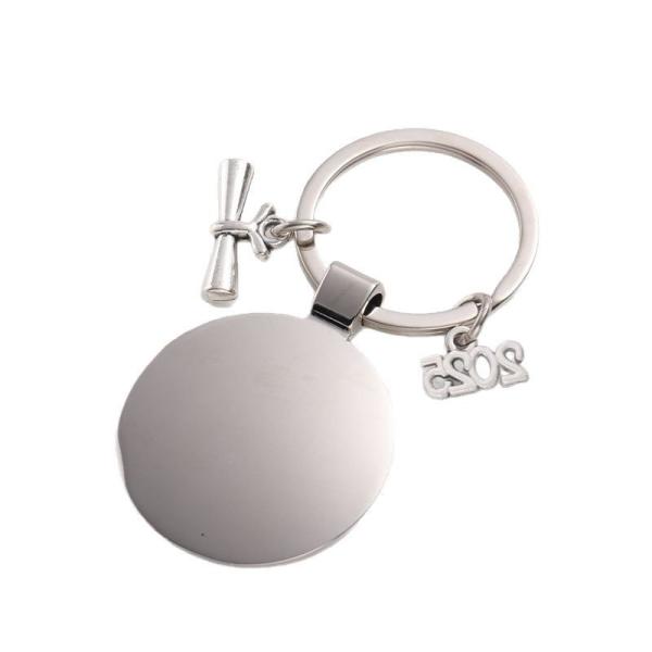 DIY Creative Sublimation Keyring Blanks Personalized Graduation Keychains