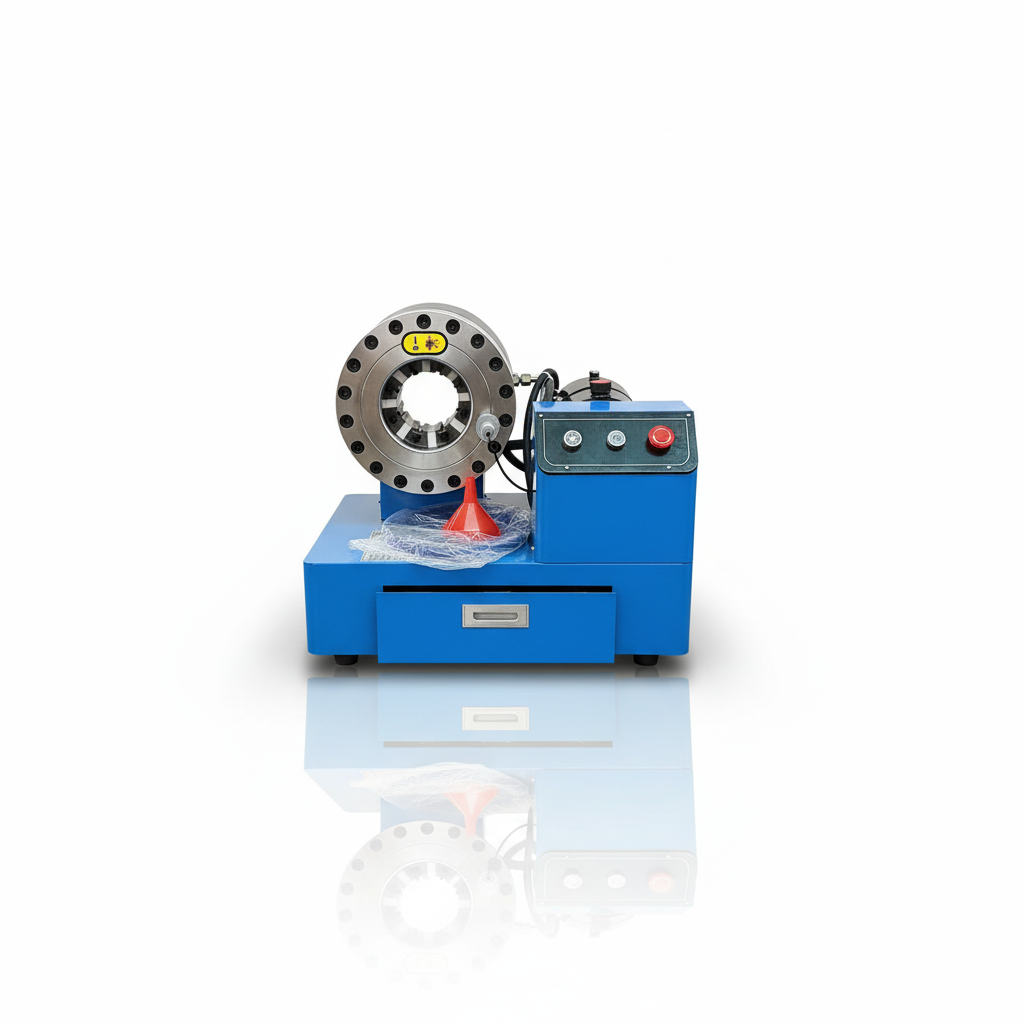 Portable 12V Battery-Powered Hydraulic Hose Crimping Machine with 300T Crimping Force
