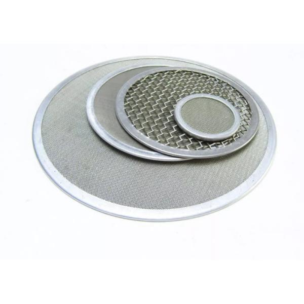 Perforated Round Metal Filter Porous Stainless Steel Discs High Temperature Resistance