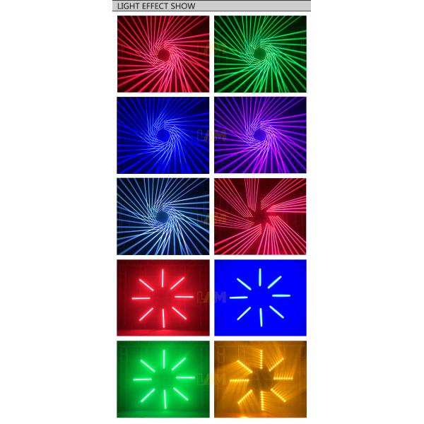 7800K 6 Barras de láser de cabeza Luz de trabajo interior 200W IP20 AC110-240V