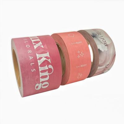 Single Sided Custom BOPP Tape Eco Friendly Kraft Self Adhesive Paper Waterproof