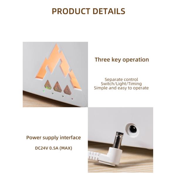 2023 Вулкан Увлажнитель для домашнего офиса Спа Онлайн продажи частная плесень Да 3 выхода тумана