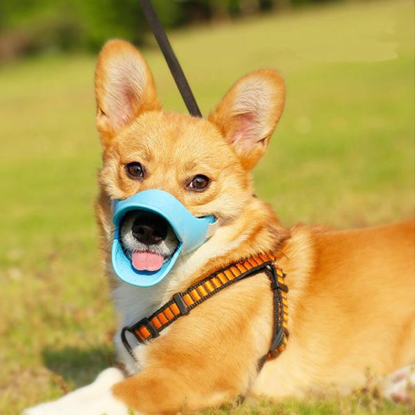 Sustainable Silicone Pet Supplies Porous Breathable Soft Silicone Dog Muzzle