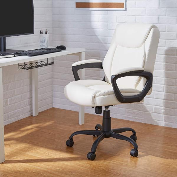 Easy To Assemble Rotary Soft Leather Office Chair Commercial