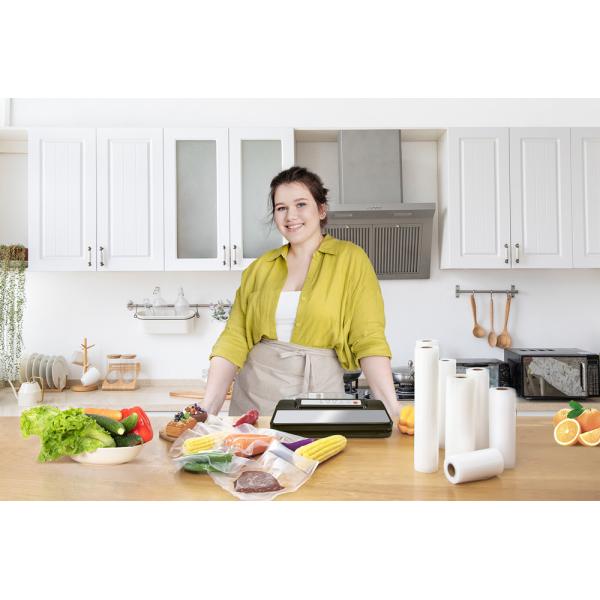 Nylon PE Barrier Food Vacuum Seal Roll Bags 11