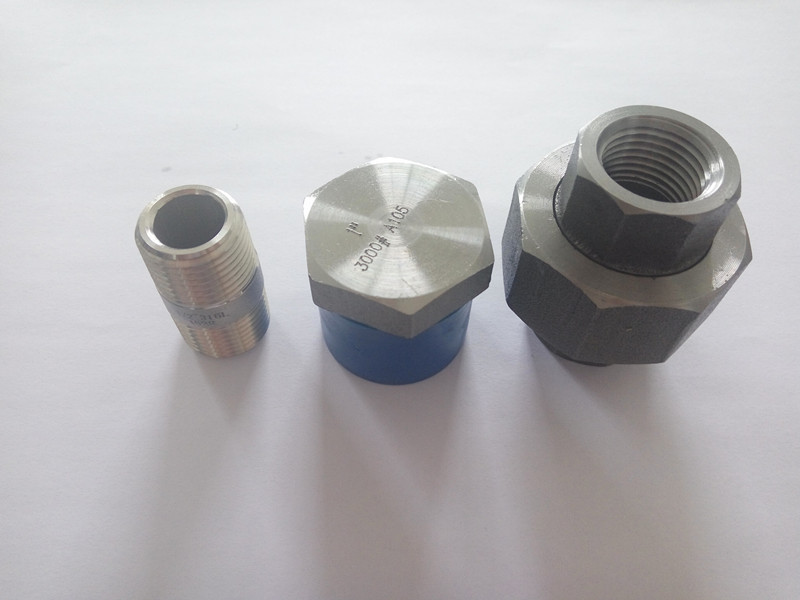 Сваренное безшовное Asme B16.11 локтя черноты штуцеров 2000lbs соединения трубы стальное