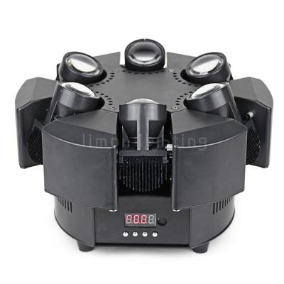 Hot Sale 6 Head Infinite Rotating 6x10w RGBW Mini Smart Beam Moving Head Light