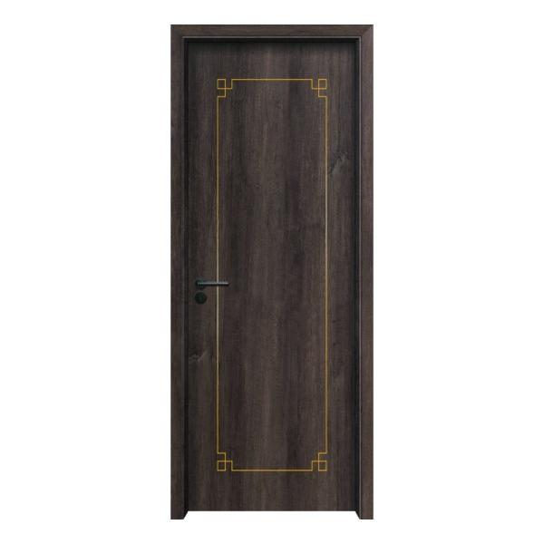 Termite Proof High Durability WPC Hollow Door Embossed Surface Treatment