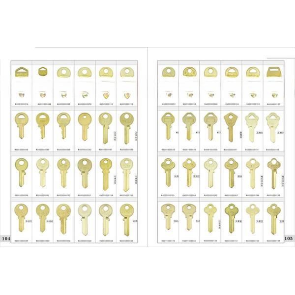 Shipping ways DHL UPS EMS TNT Fedex Security Blank Keys For Locksmith Suppliers