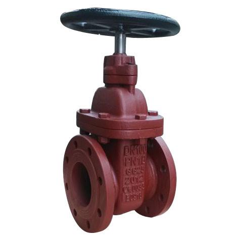 Flat Bottomed Seat Ductile Iron Gate Valve  Metal Seated Gate Valve