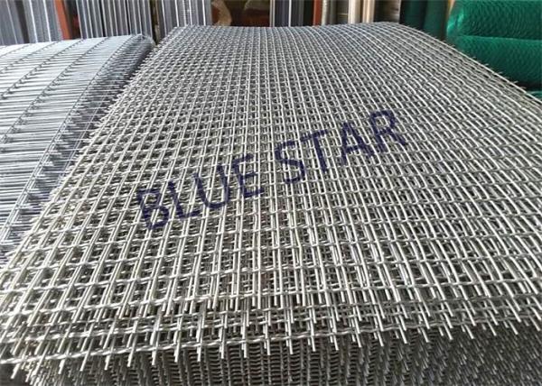 Stainless Steel Crimped Wire Mesh For Water Purifier Barbecue Light Duty Square Hole