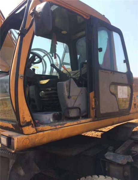 used hyundai wheel excavator 130w-5/130-5/130 korea wheel excavator with low price wigh good condition