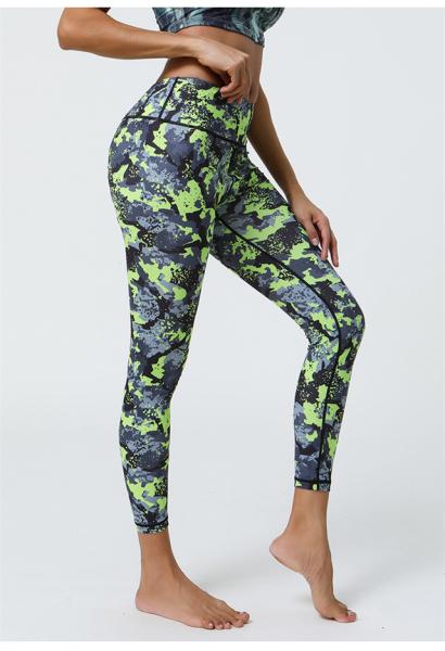 Sport Yoga Pants High Waist Tights Butt-lifting Yoga Leggings Printed Women's Fitness Leggings