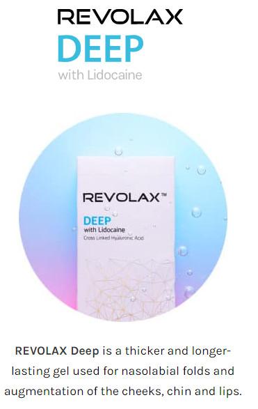 Revolax profond avec des remplisseurs de lèvre d'acide hyaluronique de piscine découverte pour le rajeunissement de peau