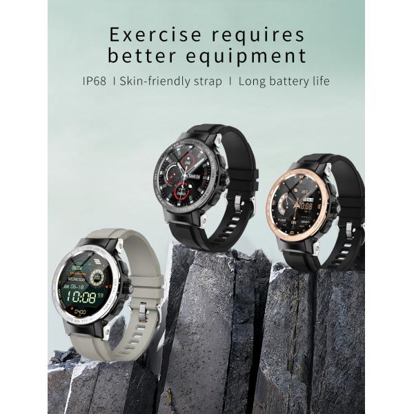 1.28 Inch IP68 BLE5.0 smart watch fitness tracker 24 Sports Modes
