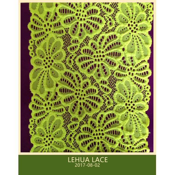 Hot Selling and nice quality Nylon Spandex Stretchy Brazil Lace from China